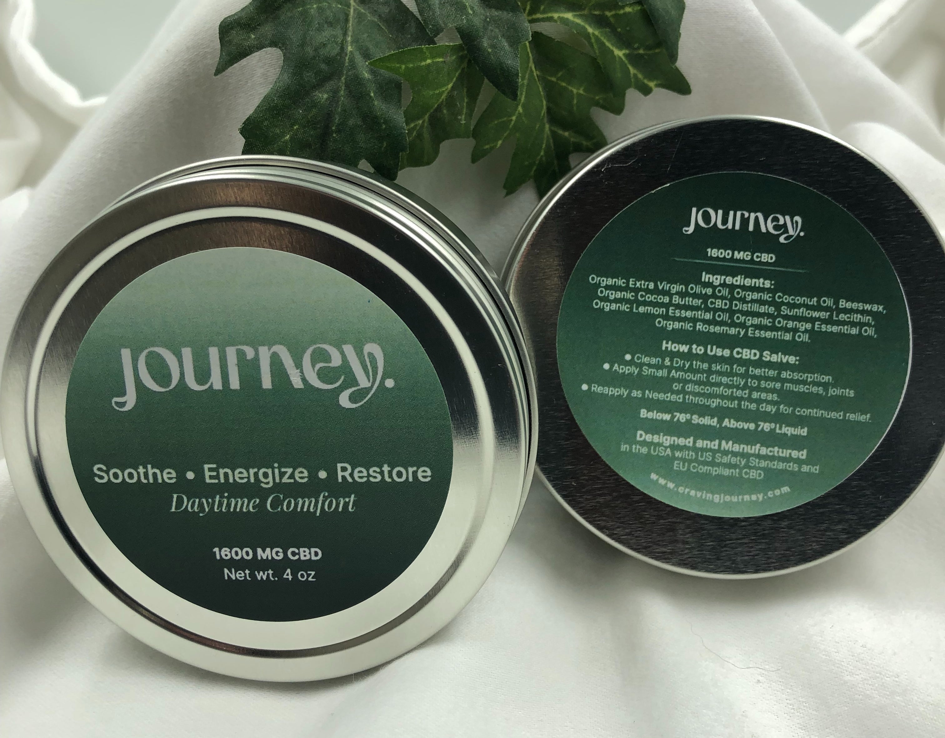 Daytime Comfort CBD Salve -Soothe Energize Restore