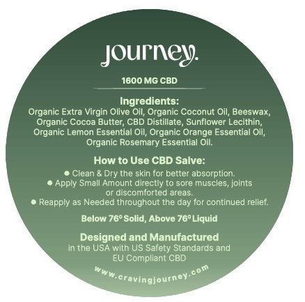 Daytime Comfort CBD Salve -Soothe Energize Restore